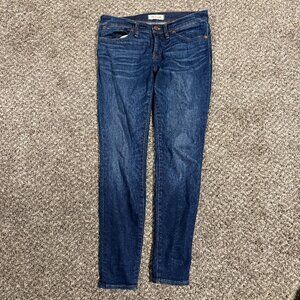 Madewell Skinny Skinny Jeans Size 29 Medium Wash Stretch Denim